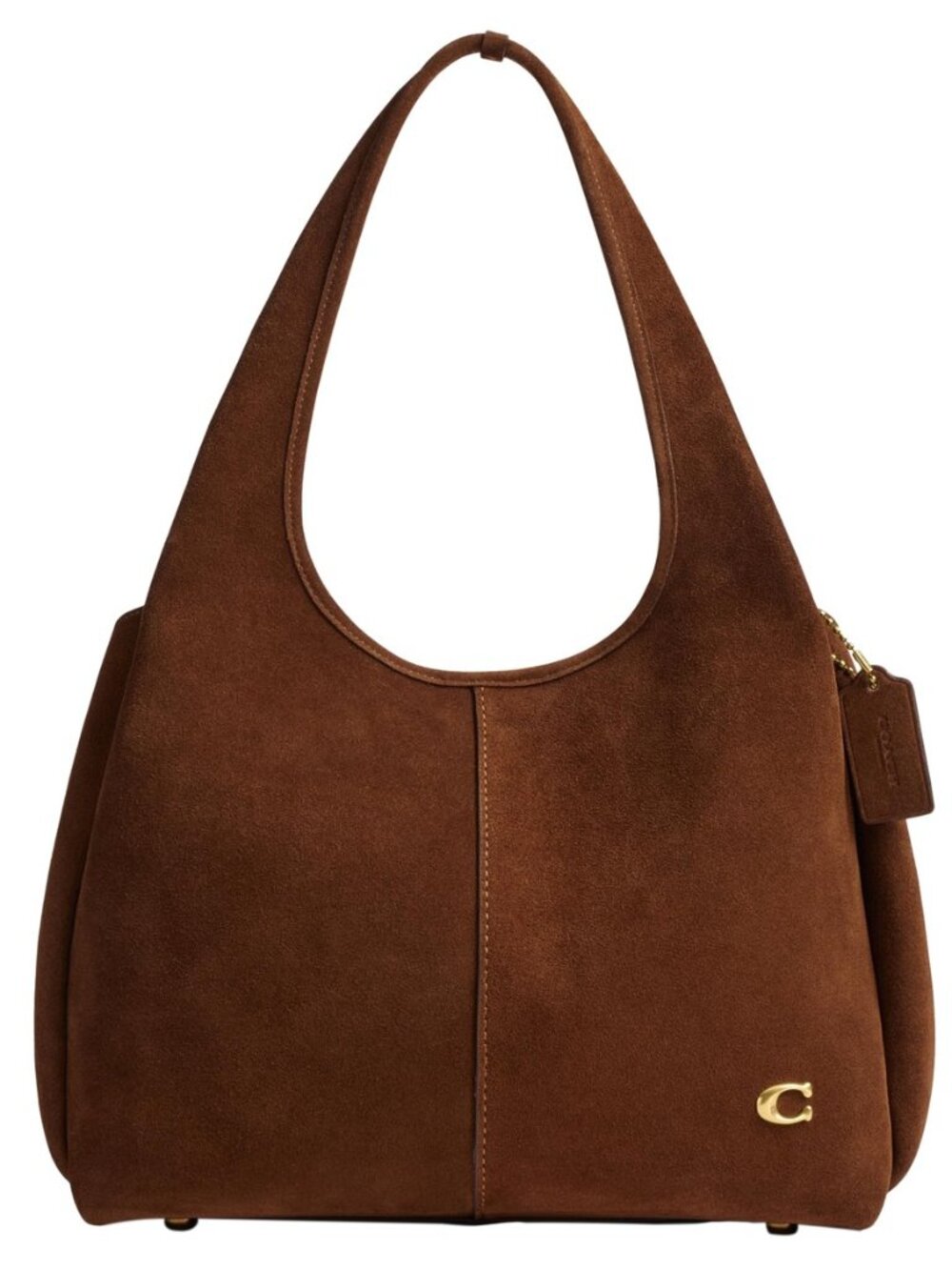 COACH womens Polished Pebble Leather Lana Shoulder Bag